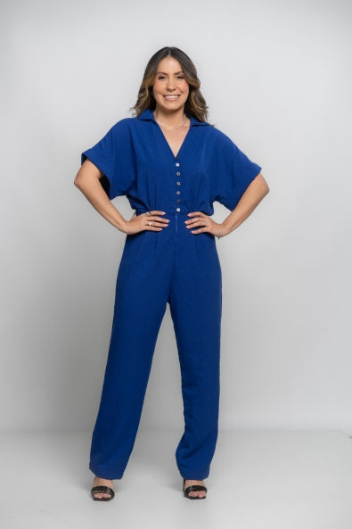 Macacão azul - G