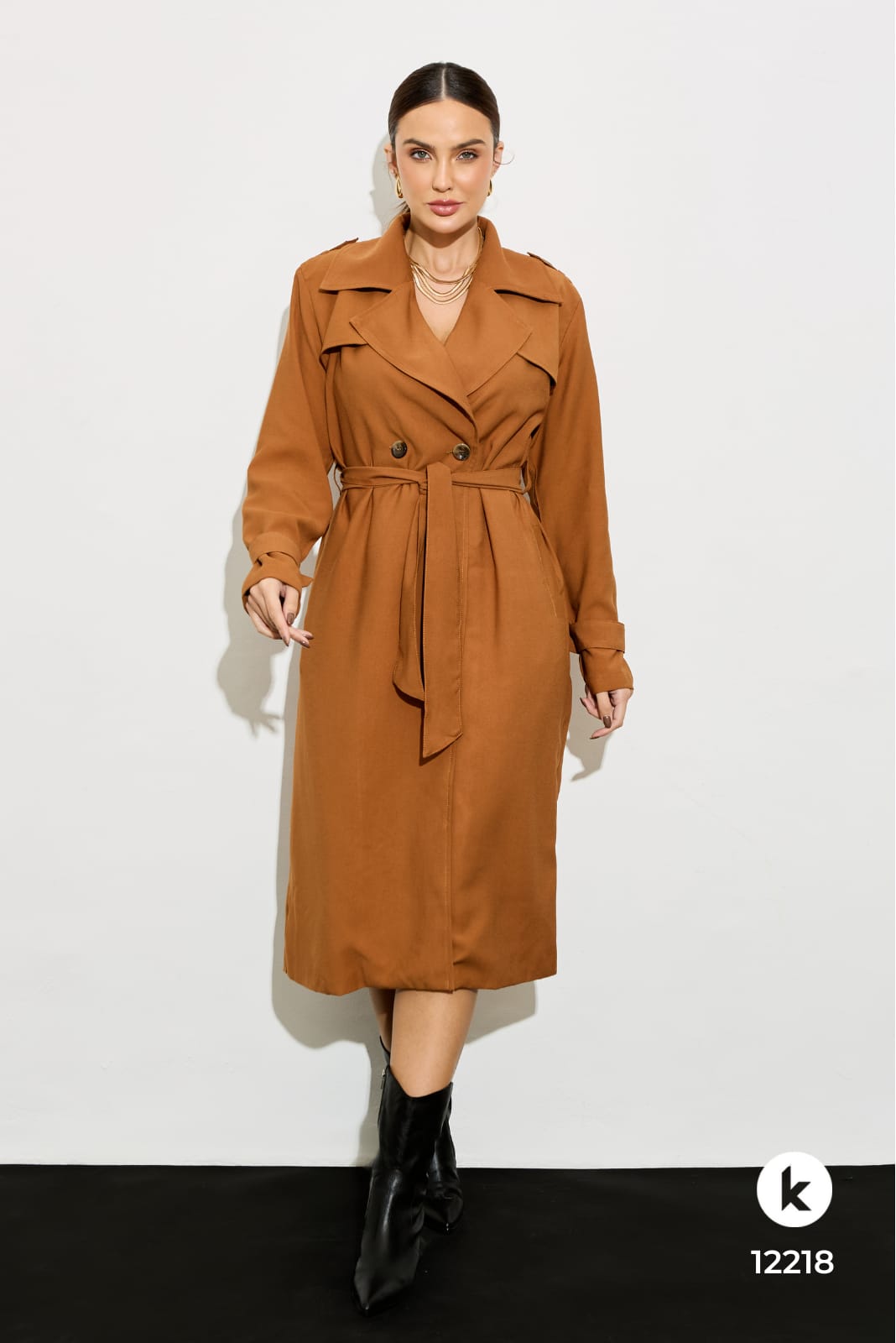 Vestido trench coat - G