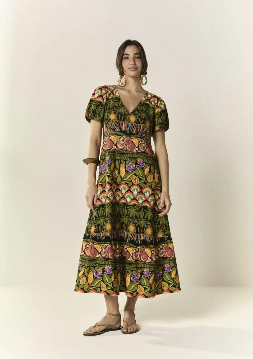 Vestido linho axé - 44