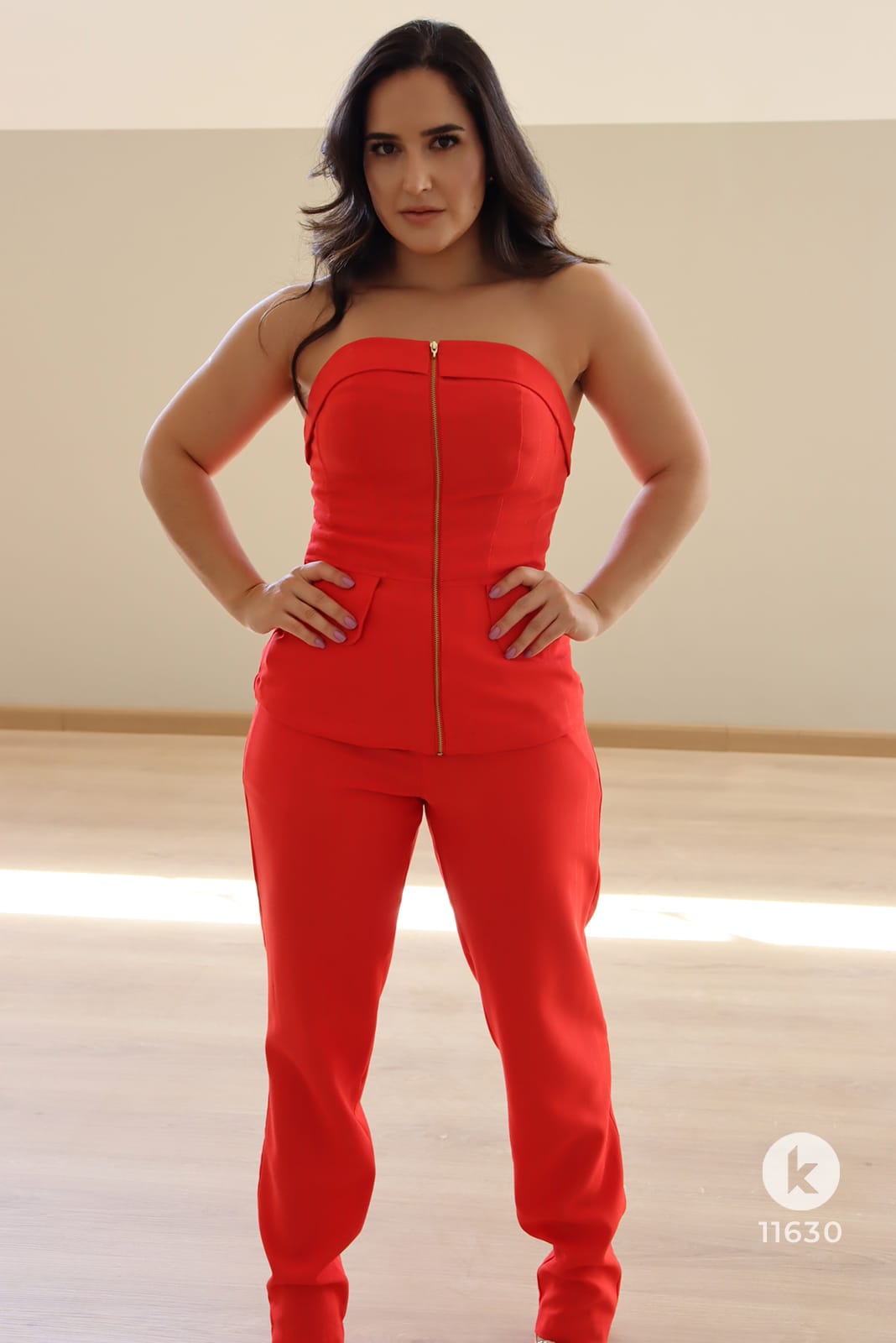 Conjunto de calça e blusa vermelha - G