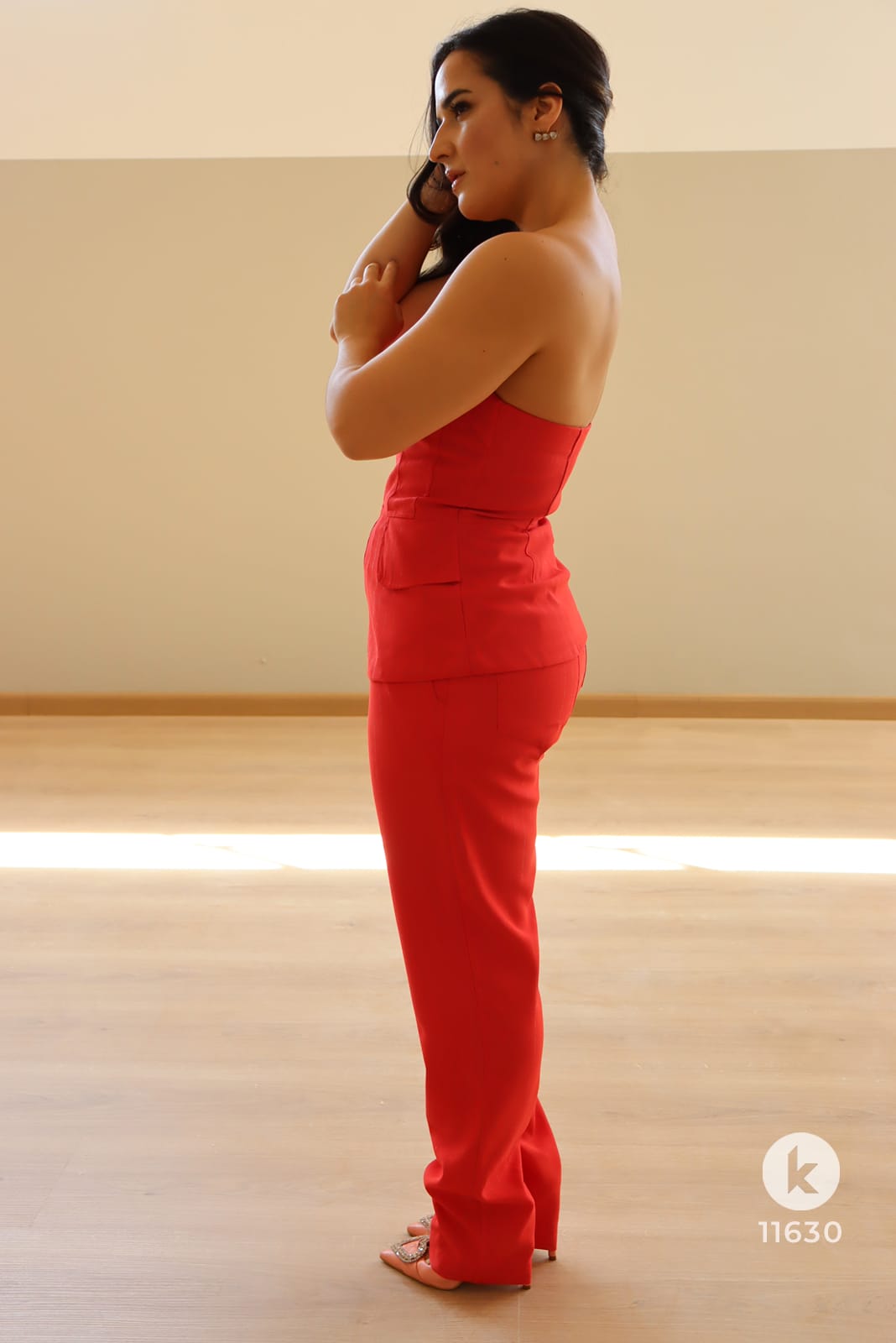 Conjunto de calça e blusa vermelha - G