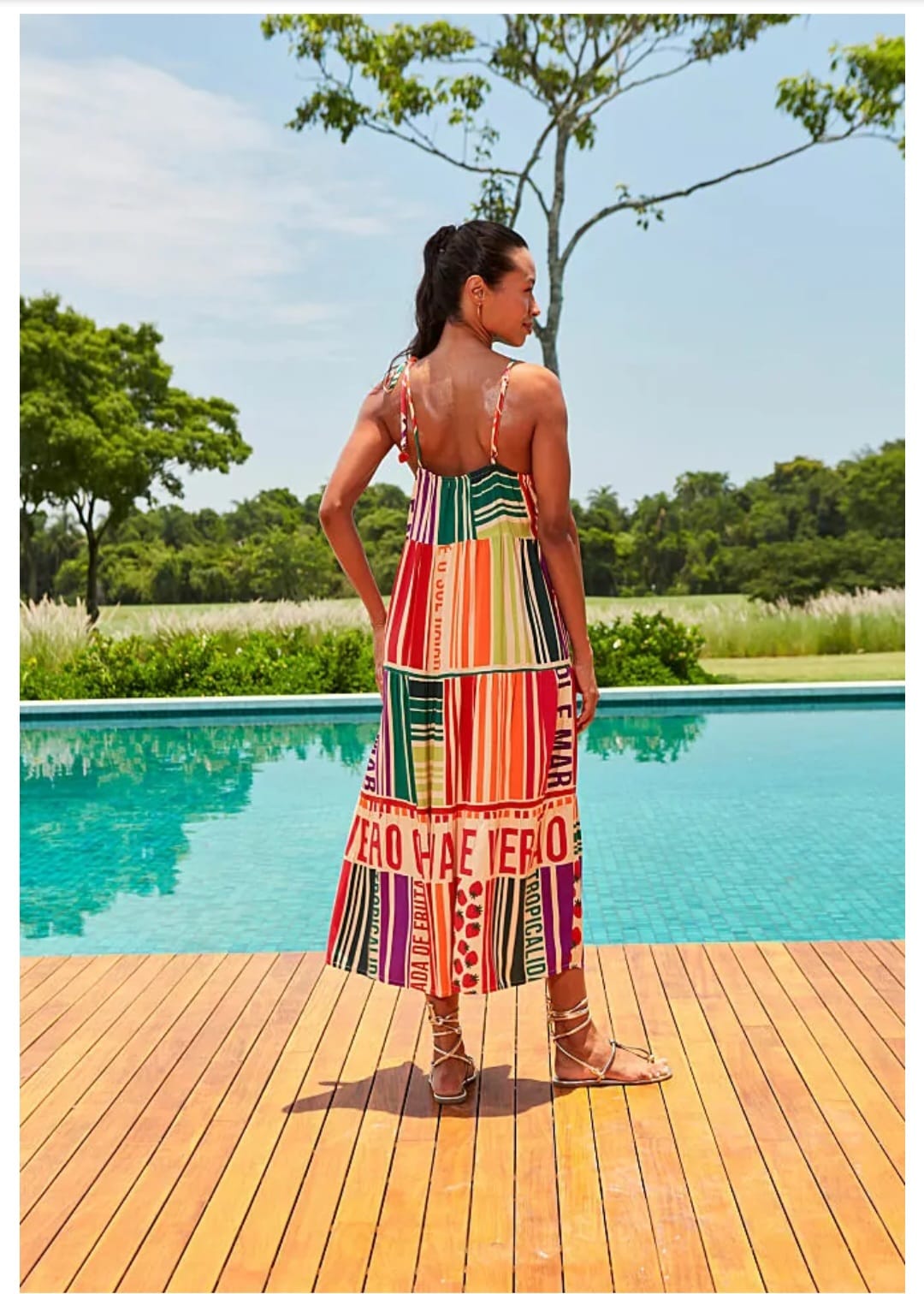 Vestido estampado com morangos - 40