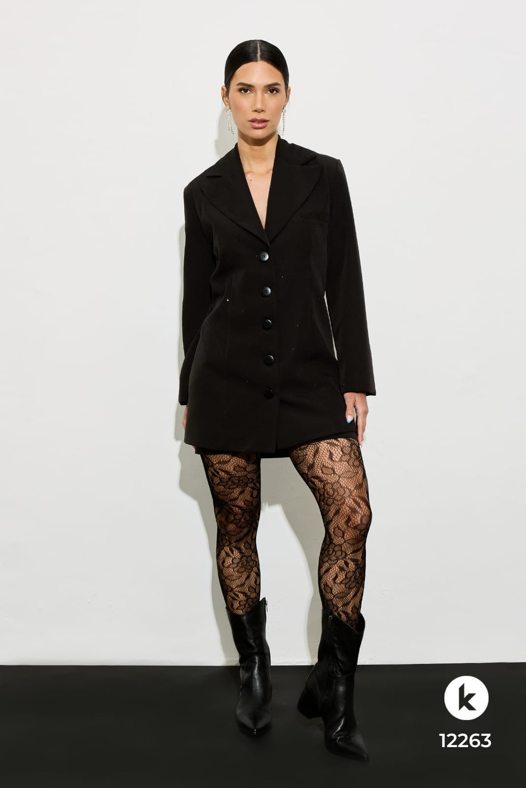 Vestido/Blazer com brilho - G