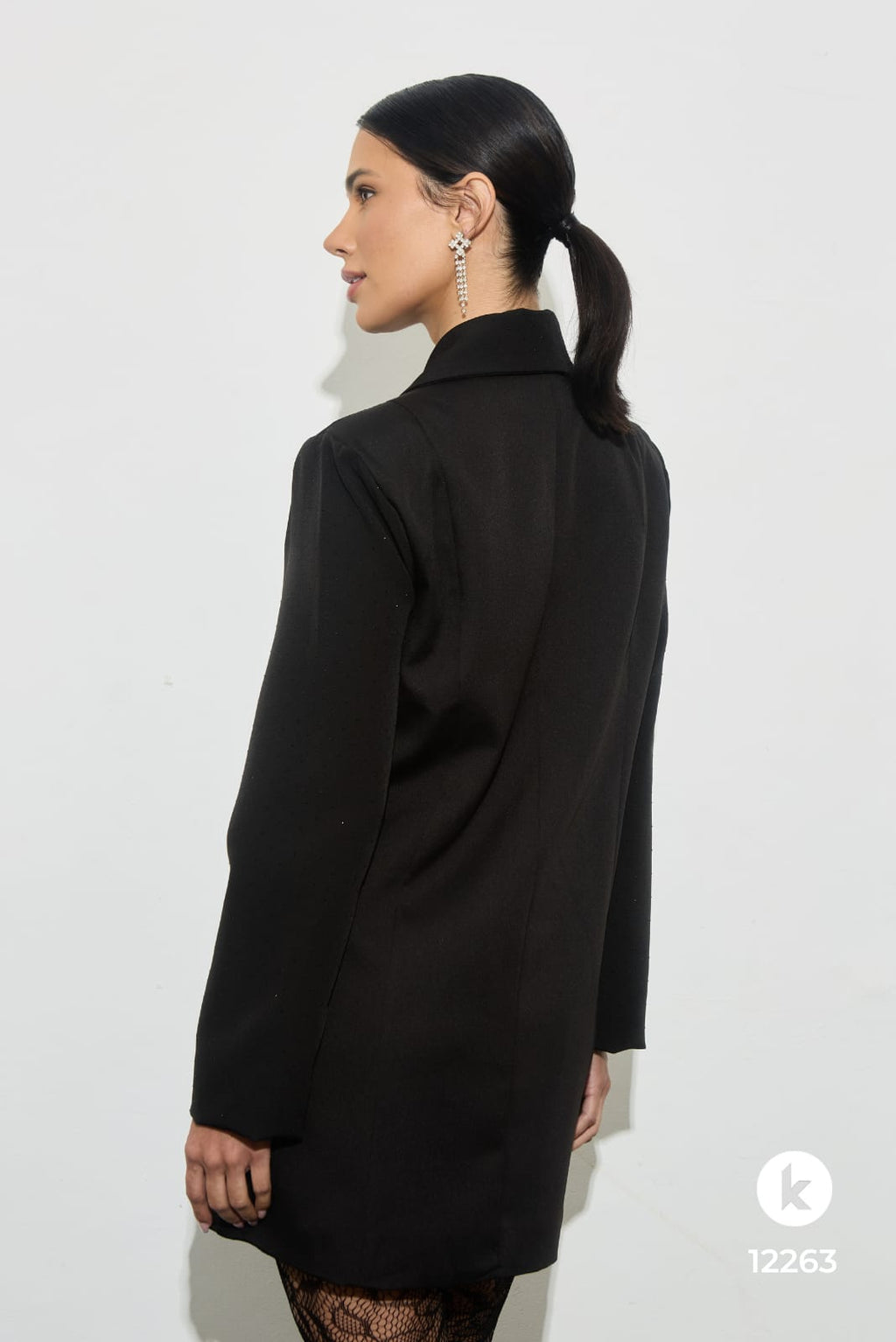 Vestido/Blazer com brilho - G