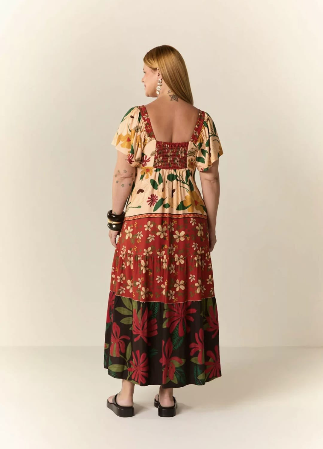 Vestido longo buquê -44