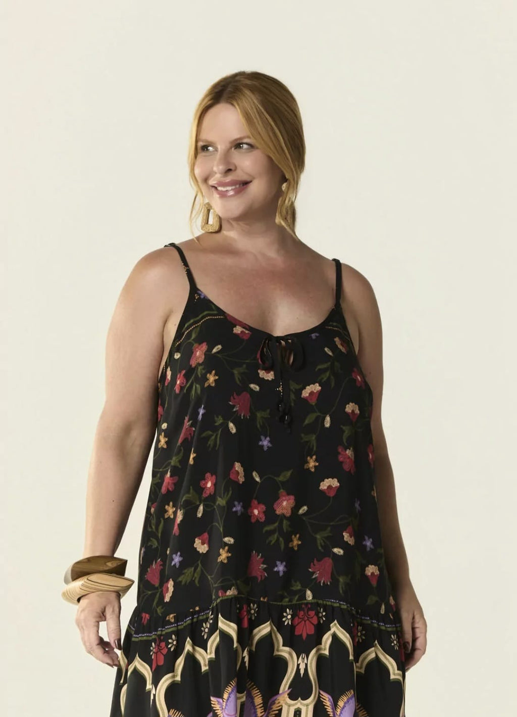 Vestido arara cash flor - 44