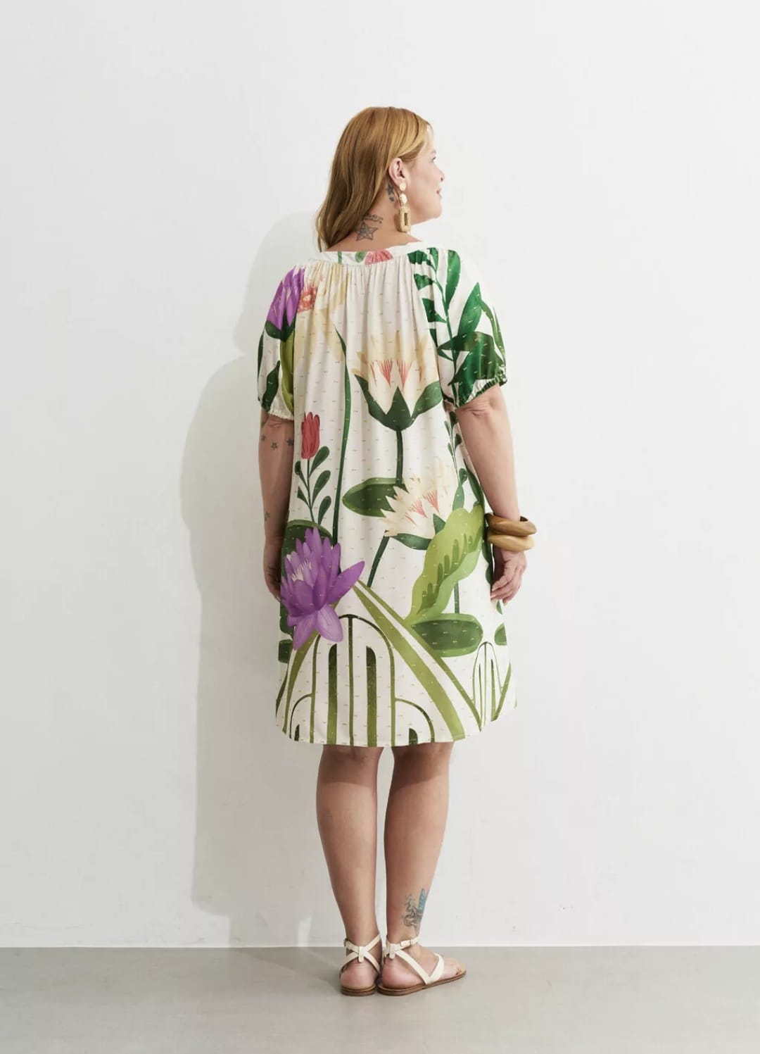 Vestido flor de lótus - 44